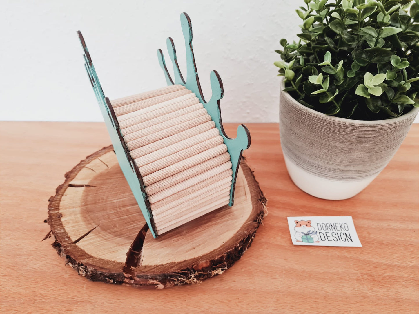 BAUSATZ Holzversteck *Krone* für Kleinnager