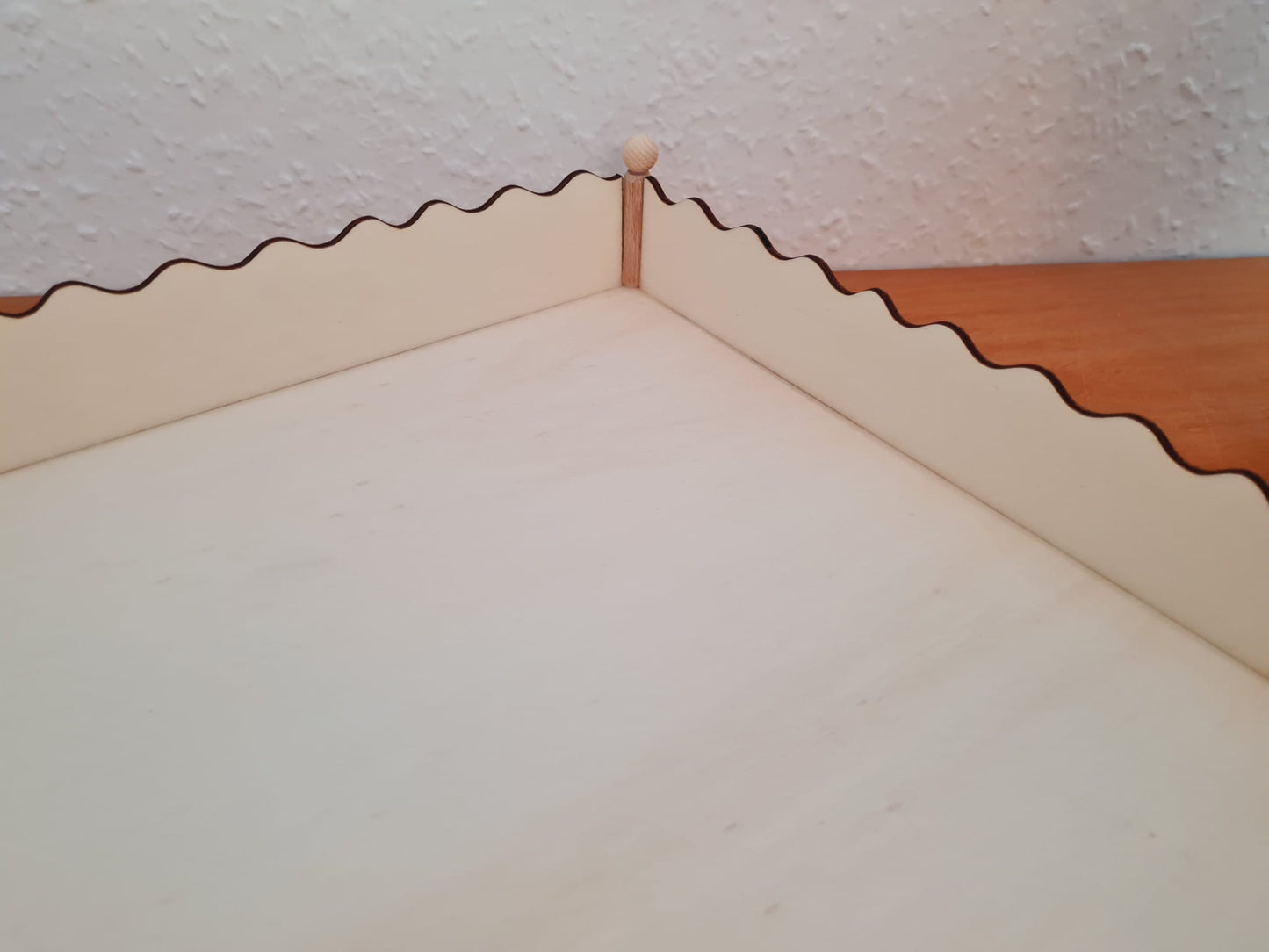 5Eck Ebene / Podest mit Geländer für Kleinnager