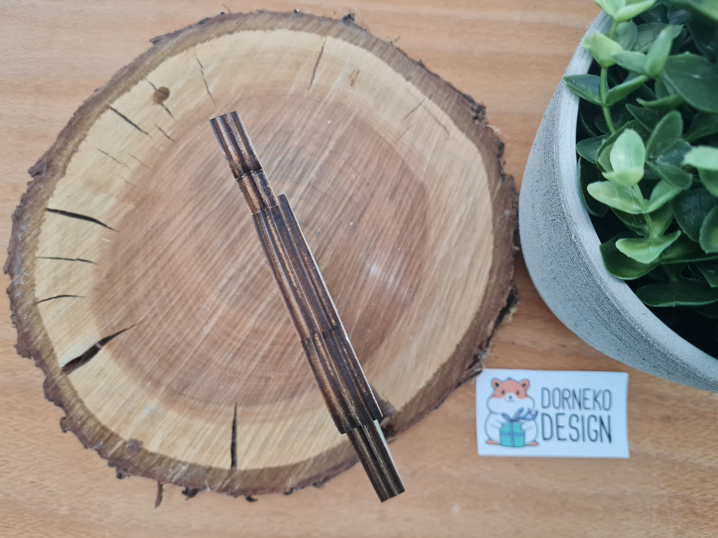 Geburtstags Cupcake Geschenkeverpackung aus Holz für Geldgeschenk / Gutschein