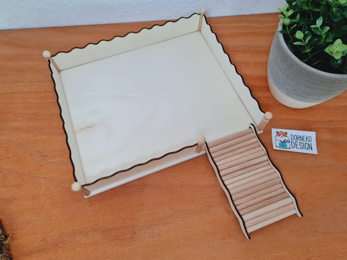 BAUSATZ Ebene Rechteckig welliger Rand