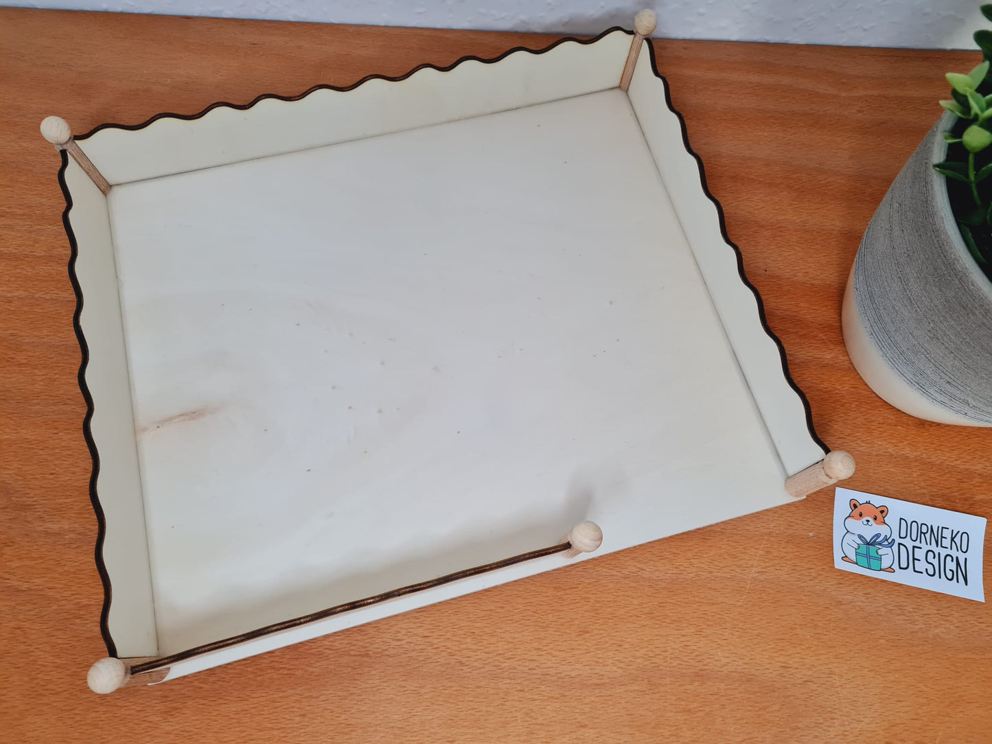 BAUSATZ Ebene Rechteckig welliger Rand