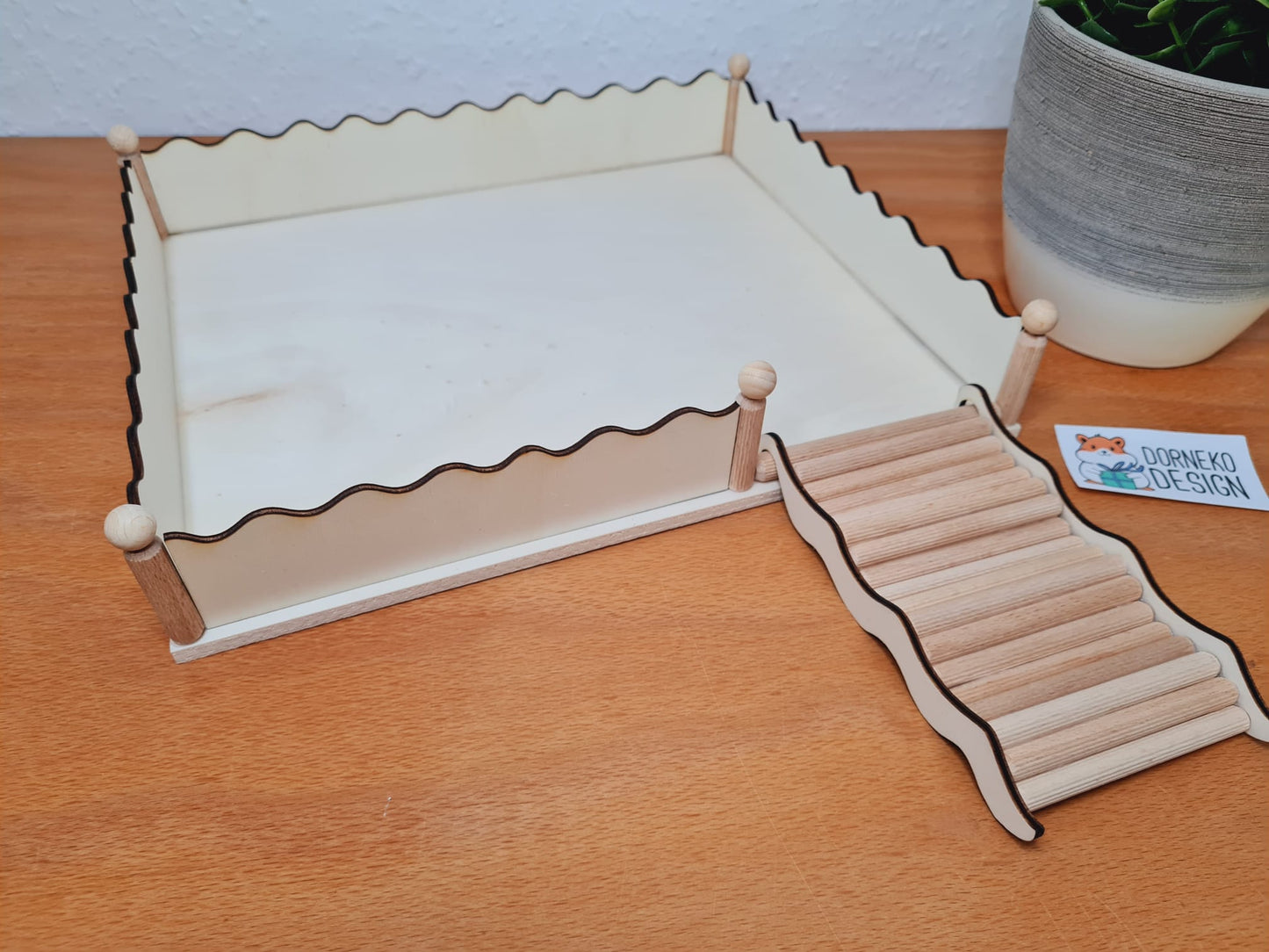 BAUSATZ Ebene Rechteckig welliger Rand
