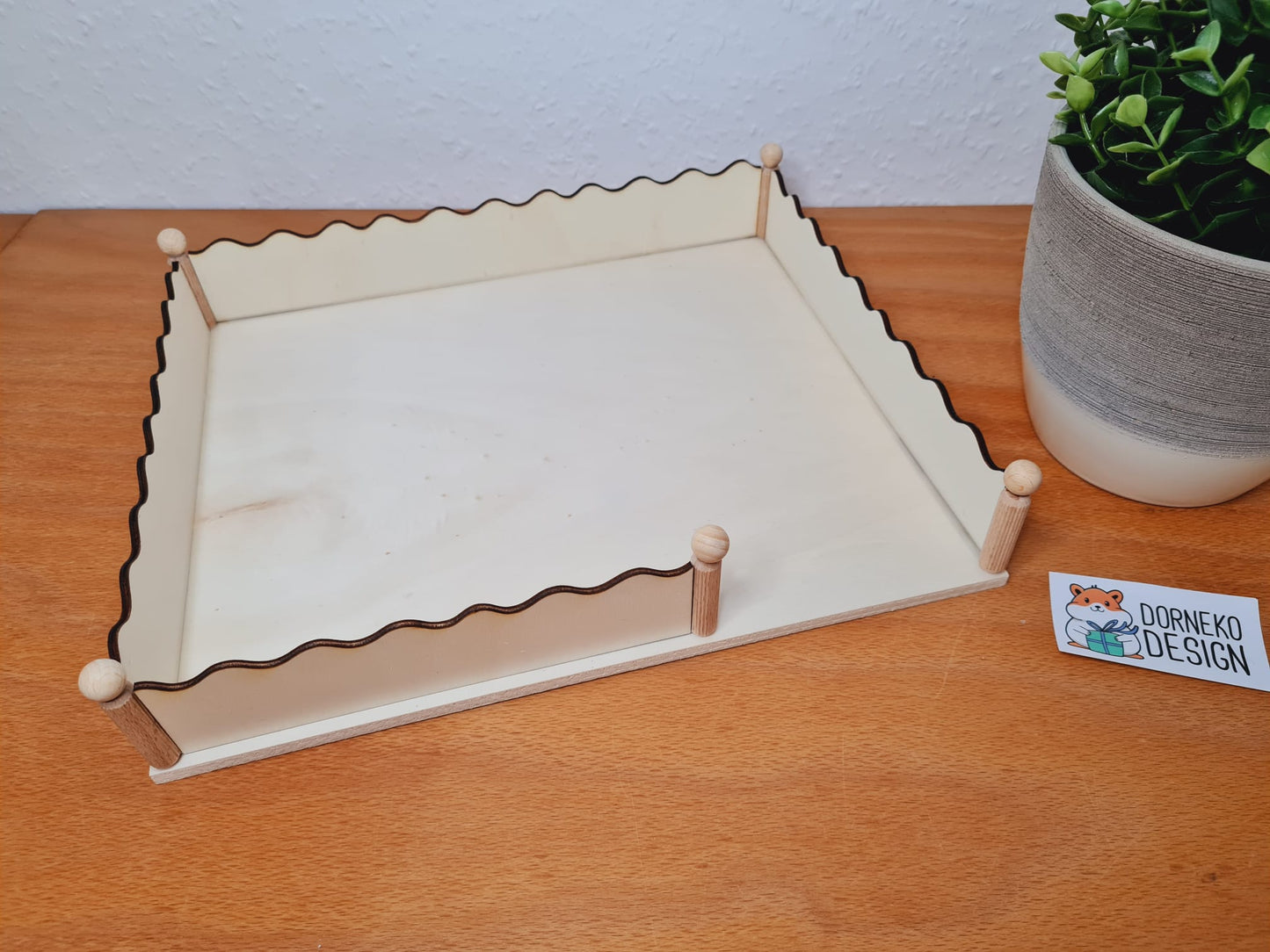 BAUSATZ Ebene Rechteckig welliger Rand