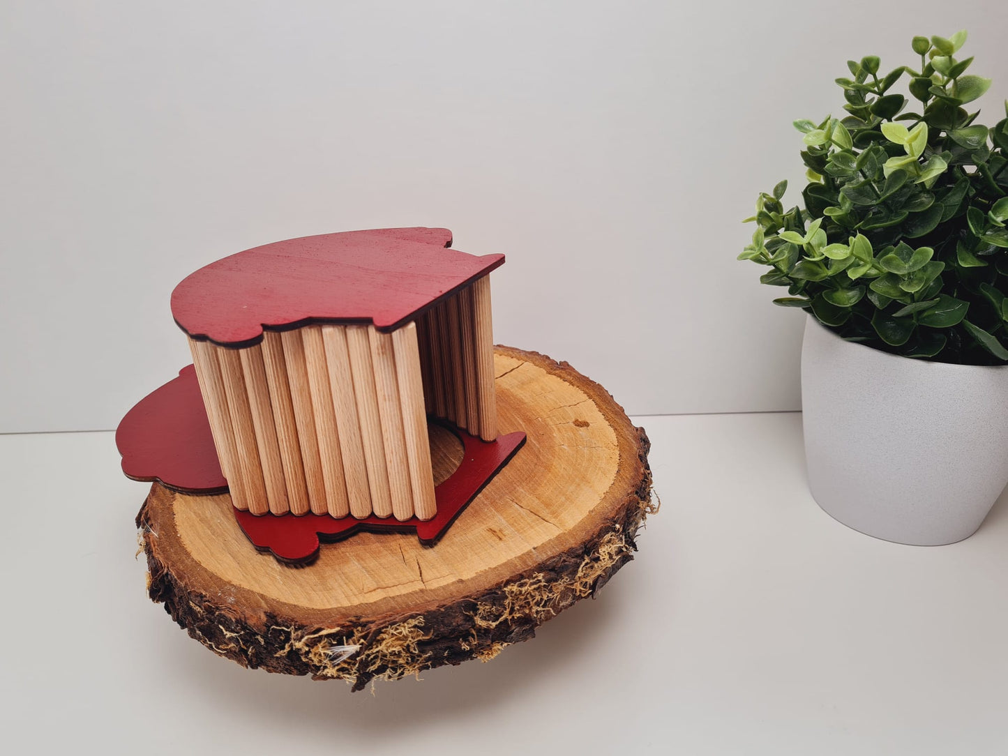 BAUSATZ Holzversteck  *Weihnachtsmann 2.0* für Kleinnager