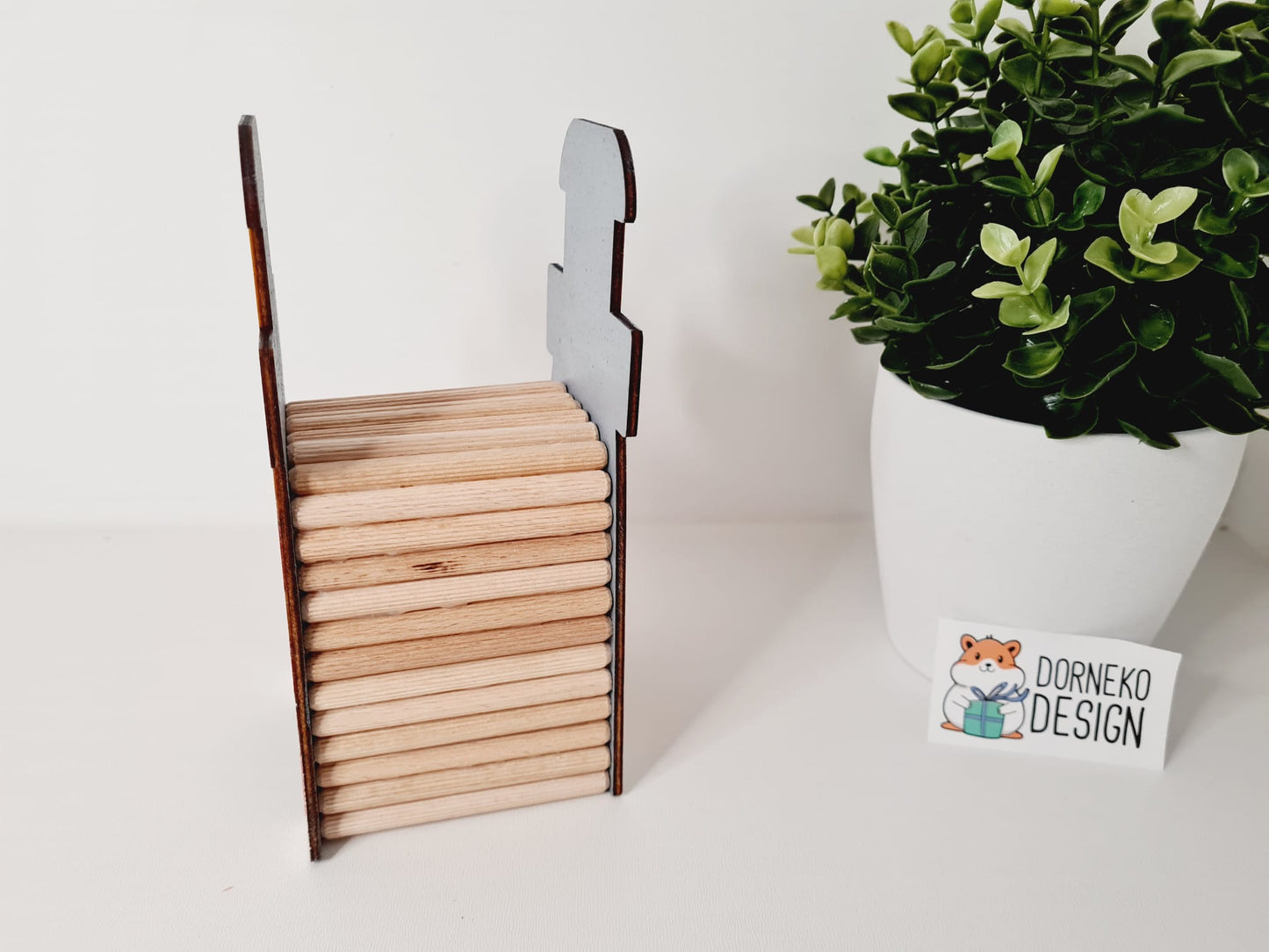 BAUSATZ Holzversteck *Leuchtturm* für Kleinnager