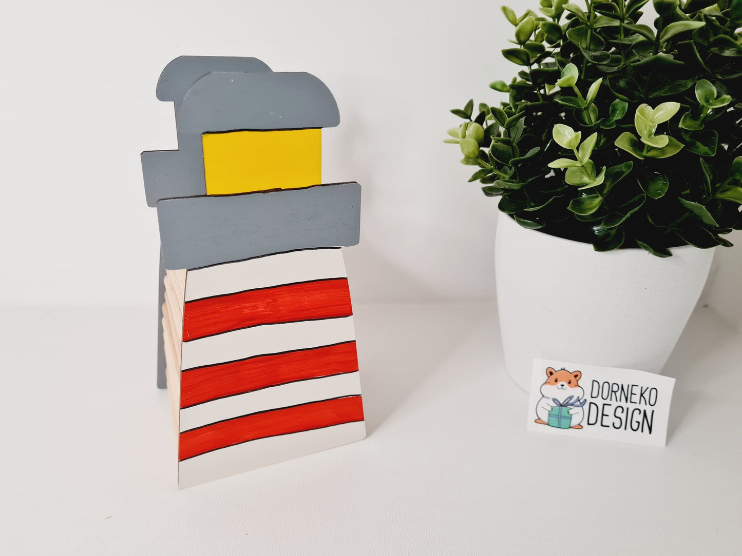 BAUSATZ Holzversteck *Leuchtturm* für Kleinnager