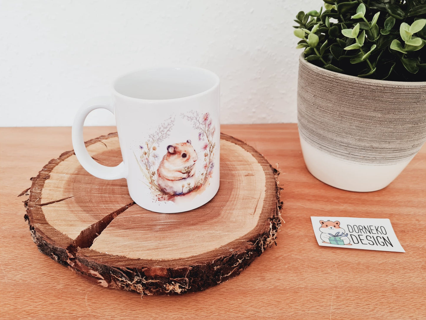 Tasse mit Hamsterbild und / oder Spruch