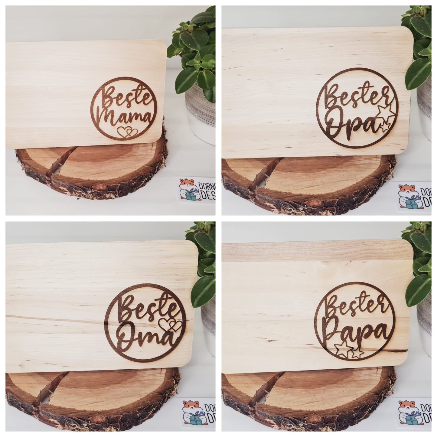 Beste/r - Holzbrettchen mit personalisierter Gravur