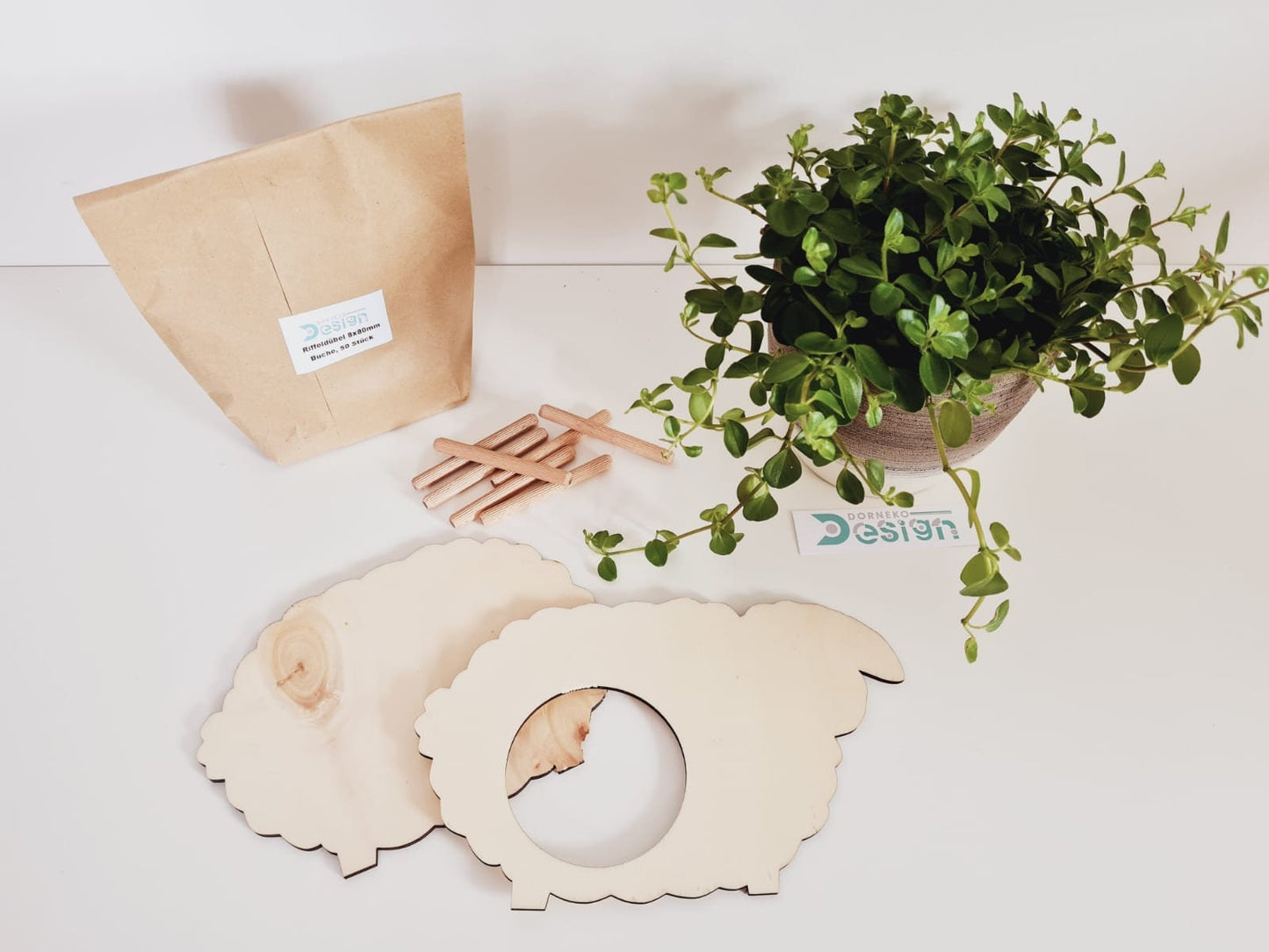 BAUSATZ Holzversteck *Schaf* für Kleinnager