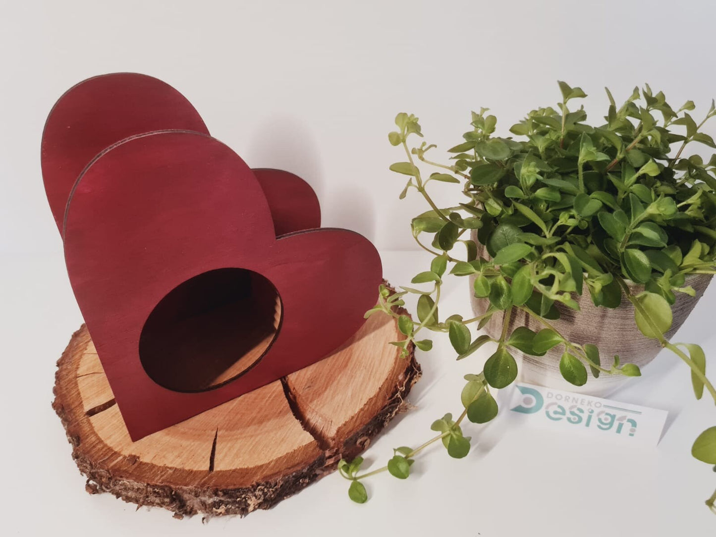 BAUSATZ Holzversteck *Herz* für Kleinnager