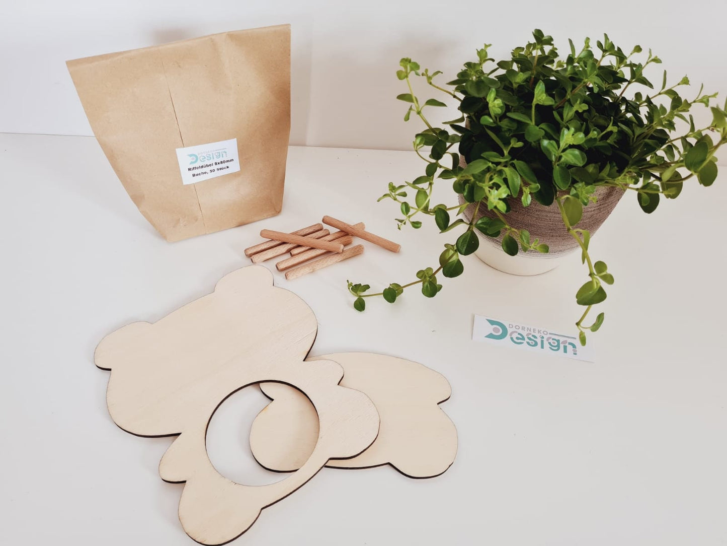 BAUSATZ Holzversteck *Panda* für Kleinnager