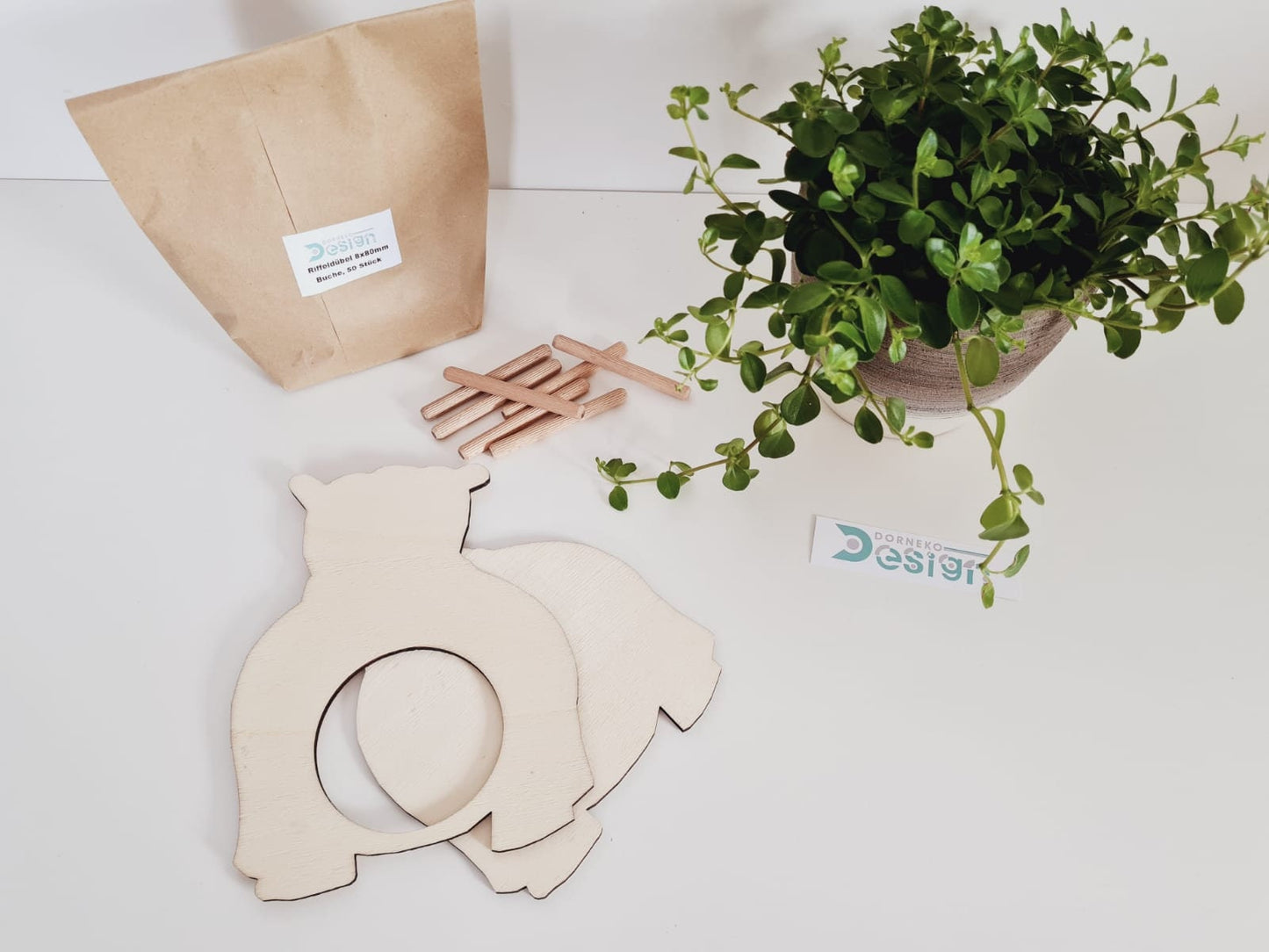 BAUSATZ Holzversteck *Nilpferd* für Kleinnager