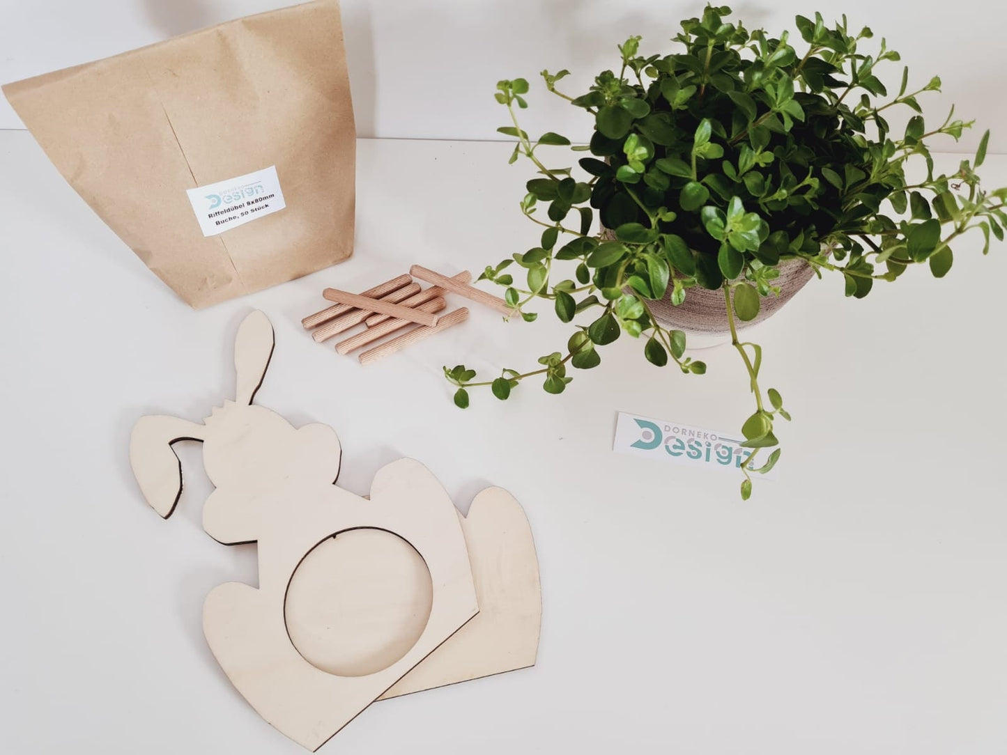 BAUSATZ Holzversteck *Hase* für Kleinnager