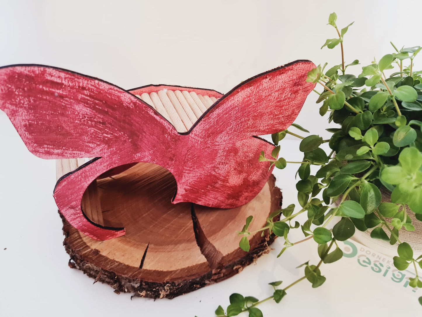 BAUSATZ Holzversteck  *Schmetterling* für Kleinnager