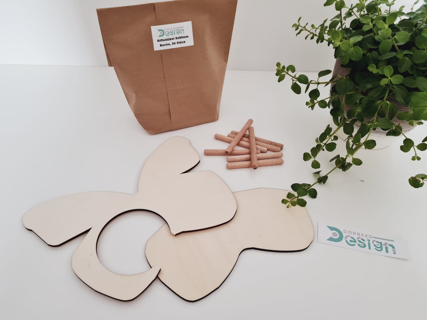 BAUSATZ Holzversteck *Schmetterling* für Kleinnager