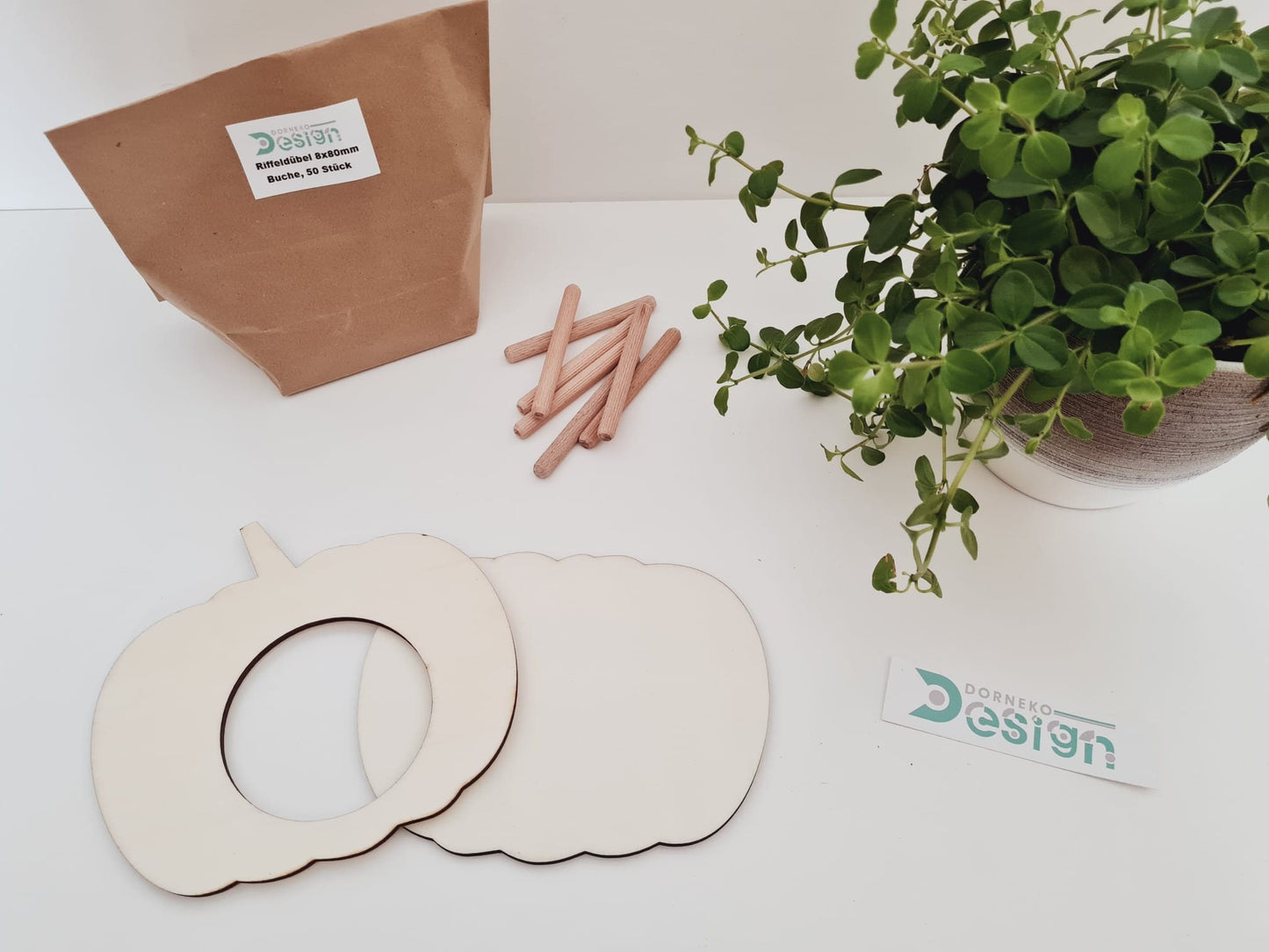 BAUSATZ Holzversteck *Kürbis* für Kleinnager