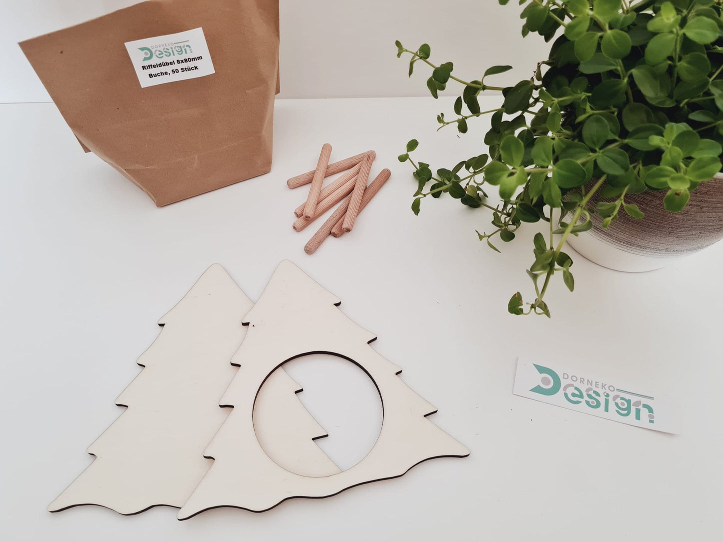 BAUSATZ Holzversteck *Weihnachtsbaum* für Kleinnager