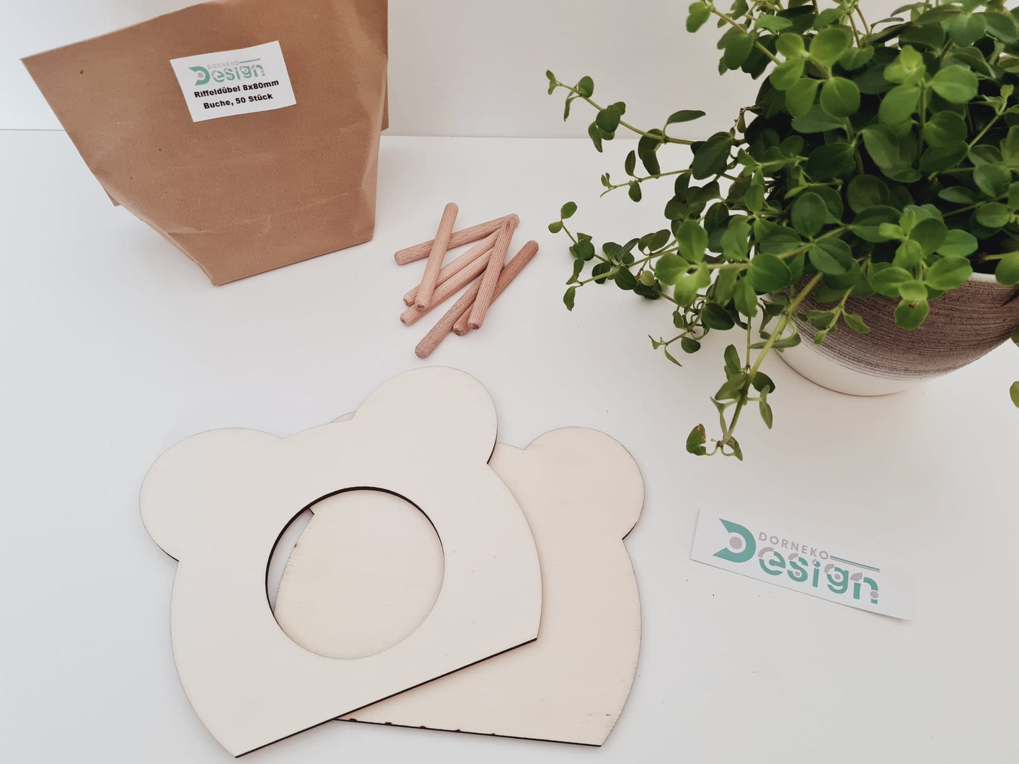 BAUSATZ Holzversteck *Hamsterkopf* für Kleinnager