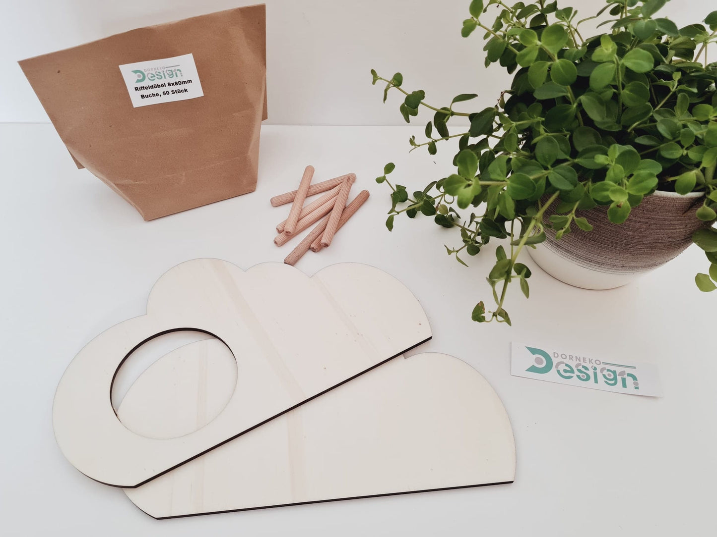 BAUSATZ Holzversteck *Wolke* für Kleinnager