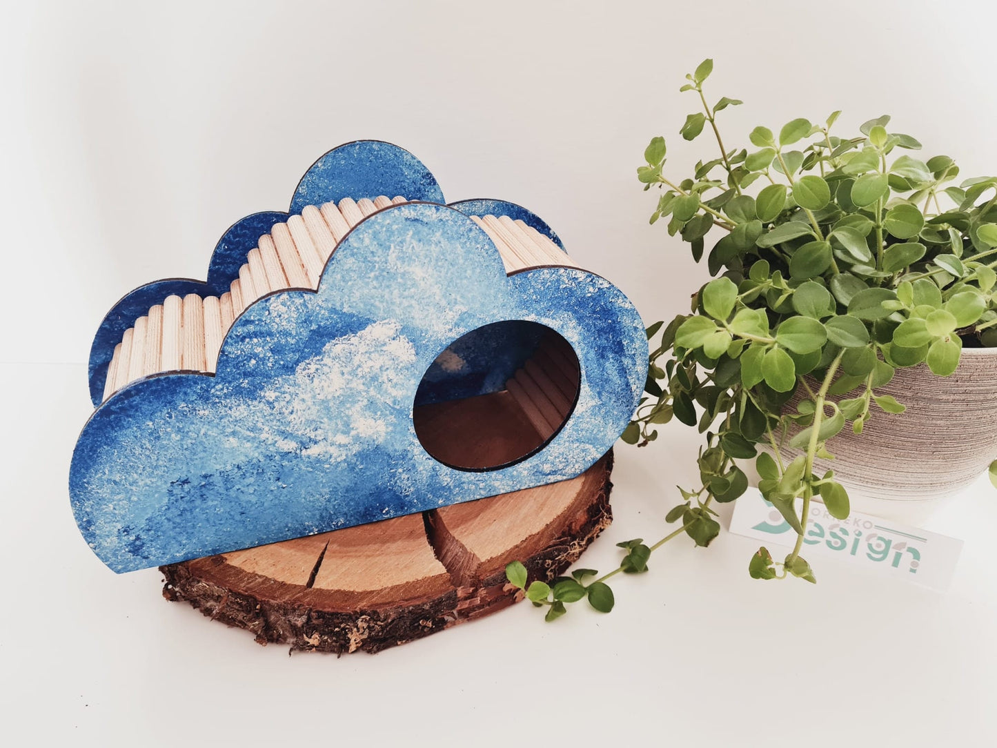 BAUSATZ Holzversteck *Wolke* für Kleinnager