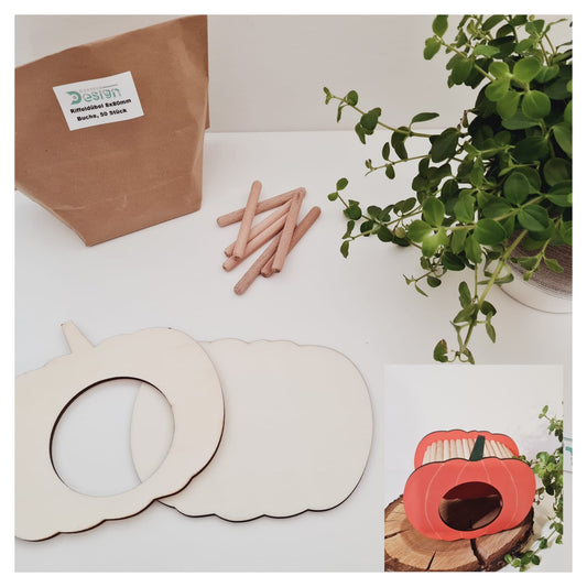 BAUSATZ Holzversteck  *Kürbis* für Kleinnager