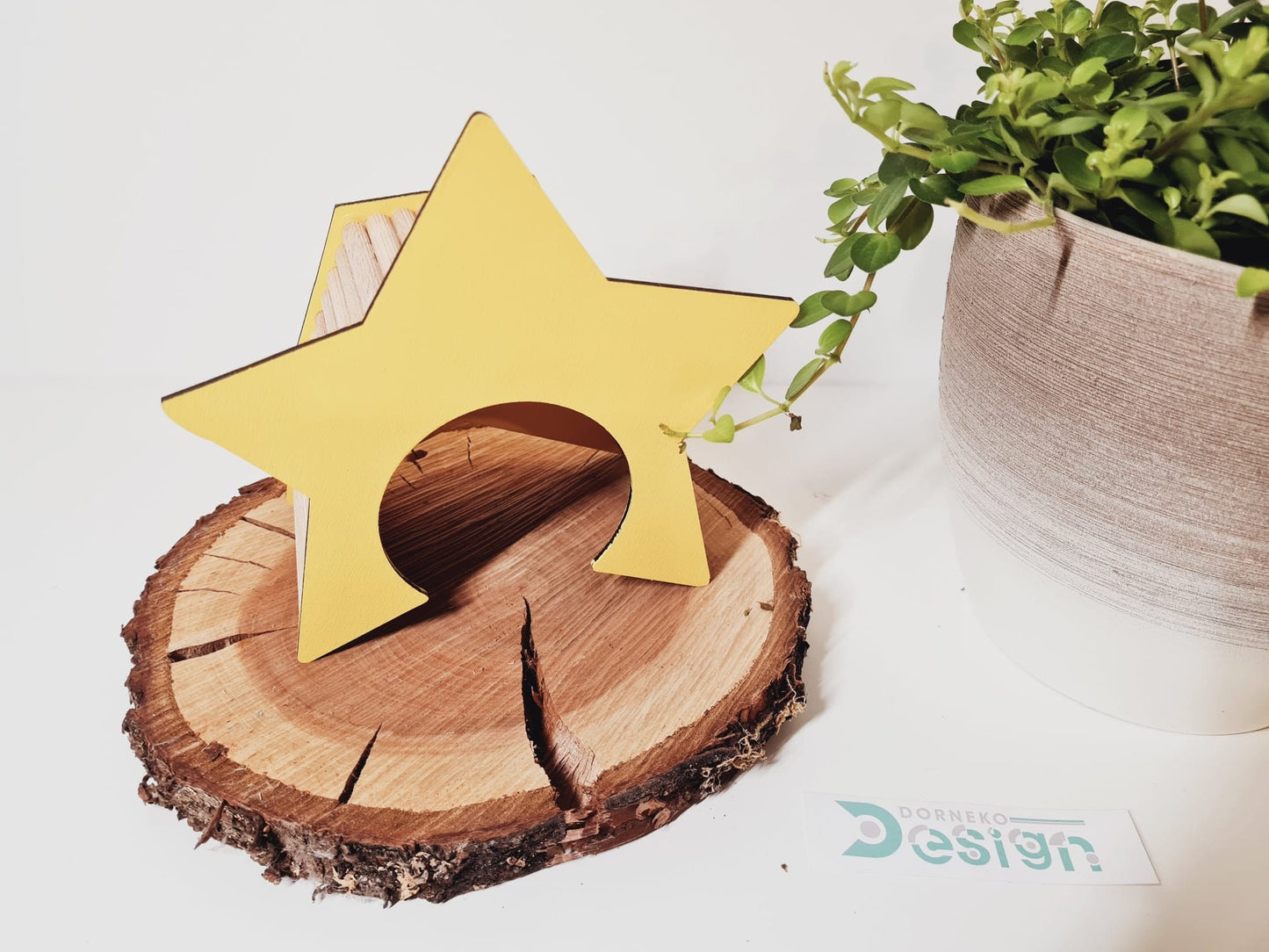 BAUSATZ Holzversteck *Stern* für Kleinnager