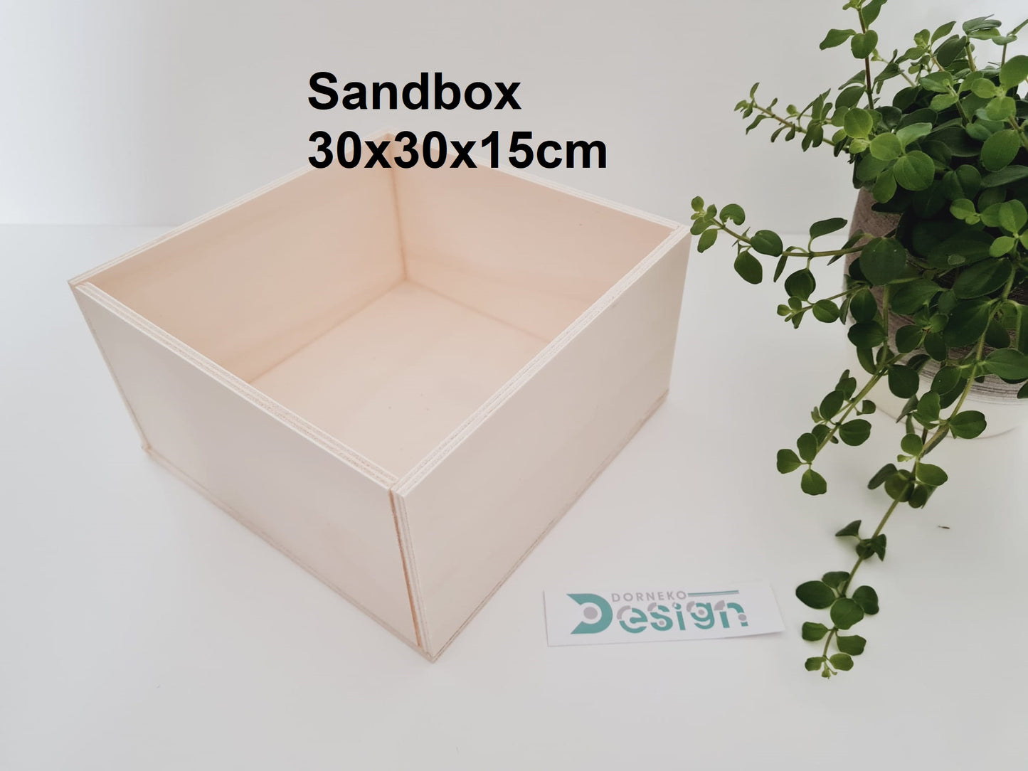 Buddelbox 30x30x15cm *grader Rand* für Kleinnager