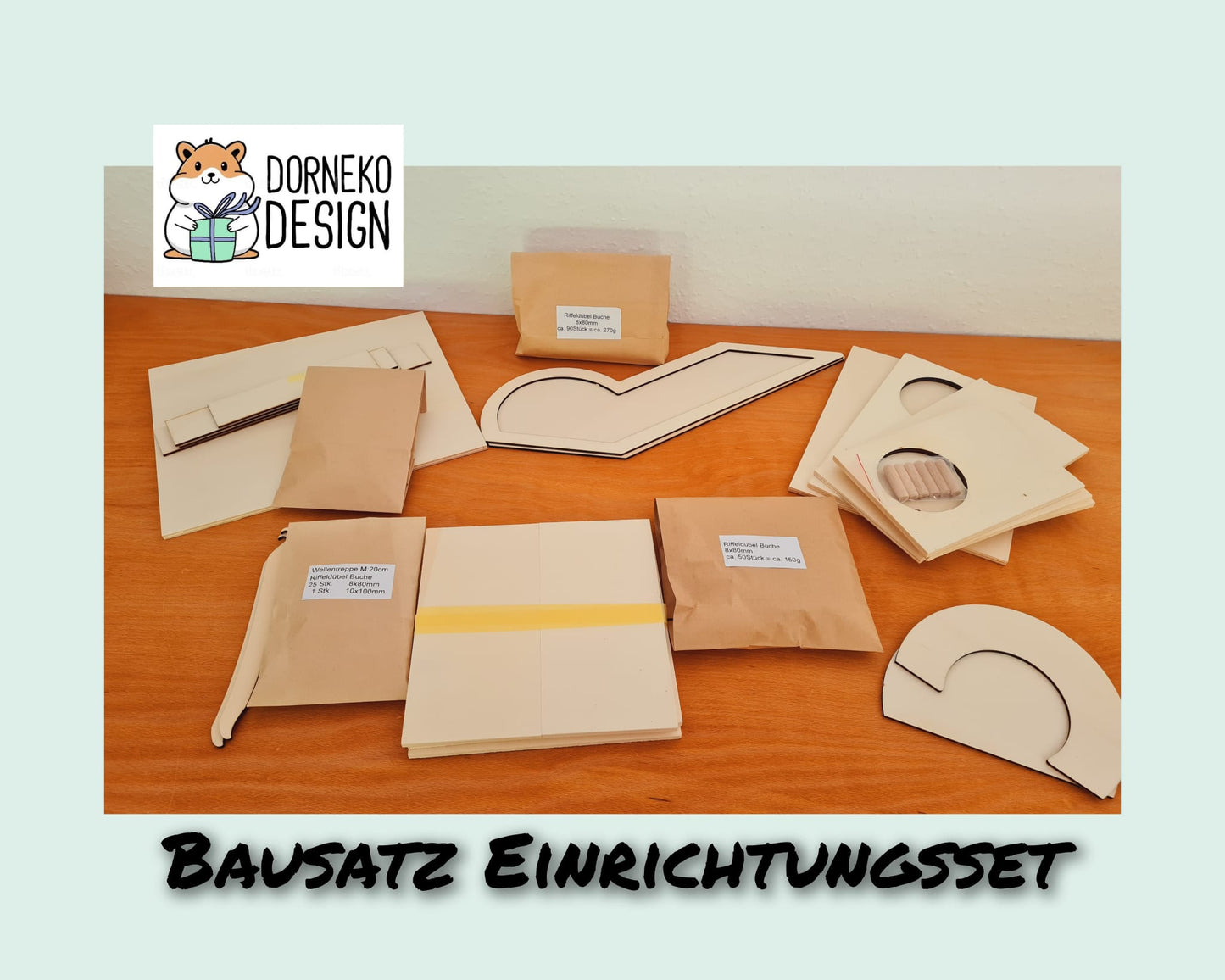 BAUSATZ Einrichtungsset für Kleinnager