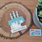 Geburtstagskuchen Geschenkeverpackung aus Holz für Geldgeschenk / Gutschein