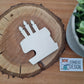 Geburtstagskuchen Geschenkeverpackung aus Holz für Geldgeschenk / Gutschein