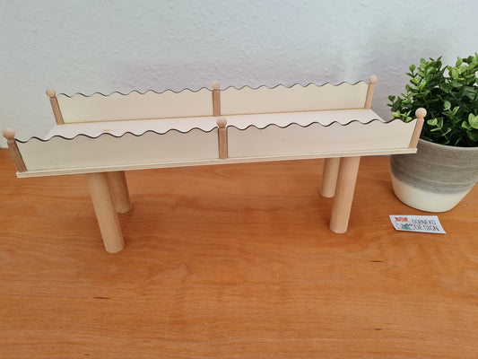 Rennbahn welliger Rand