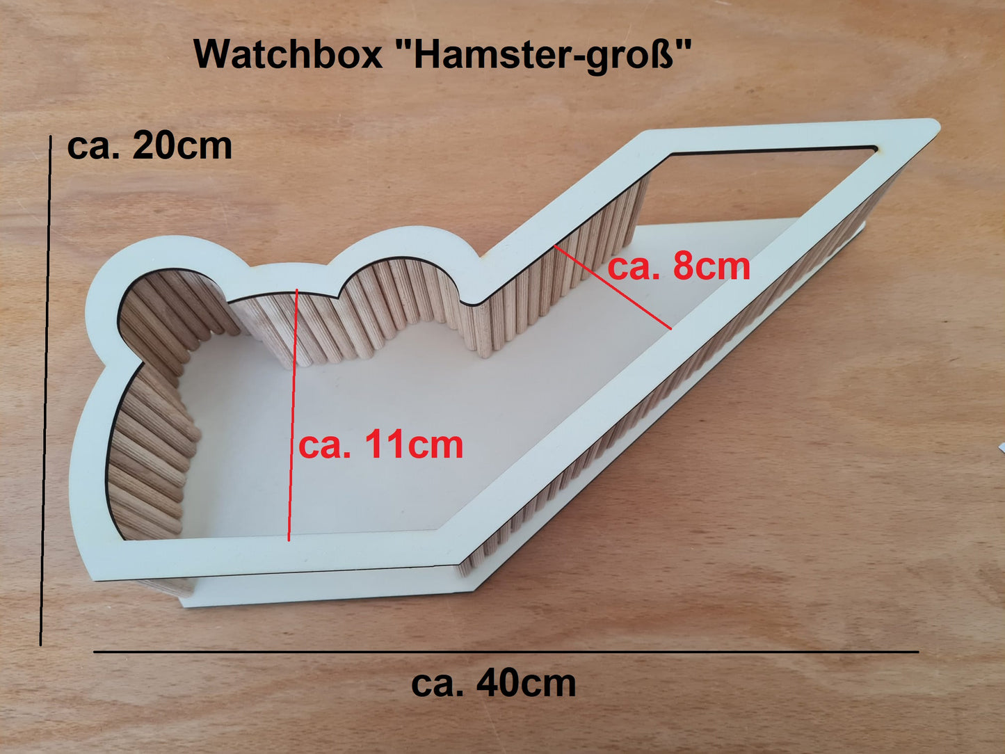 B-WARE BAUSATZ *Hamster-Groß* Watchbox für Kleinnager