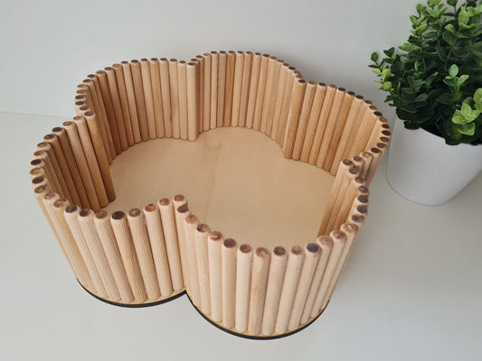 Dübel Buddelbox *Blume* / Sandbox für Kleinnager