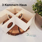 3-Kammernhaus für Kleinnager