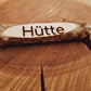 Schlüsselanhänger Holzstämmchen mit Ring *Personalisierbar!*