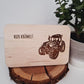 Traktor - Holzbrettchen mit personalisierter Gravur