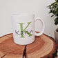 Bedruckte Tasse mit Namen ohne Herzen