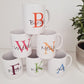 Bedruckte Tasse mit Namen ohne Herzen