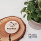 Holzdeckel - Buche - Bierdeckel