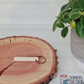 Schlüsselanhänger Stäbchen Ahorn mit Ring *Personalisierbar!*