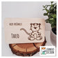 Tiger - Holzbrettchen mit personalisierter Gravur