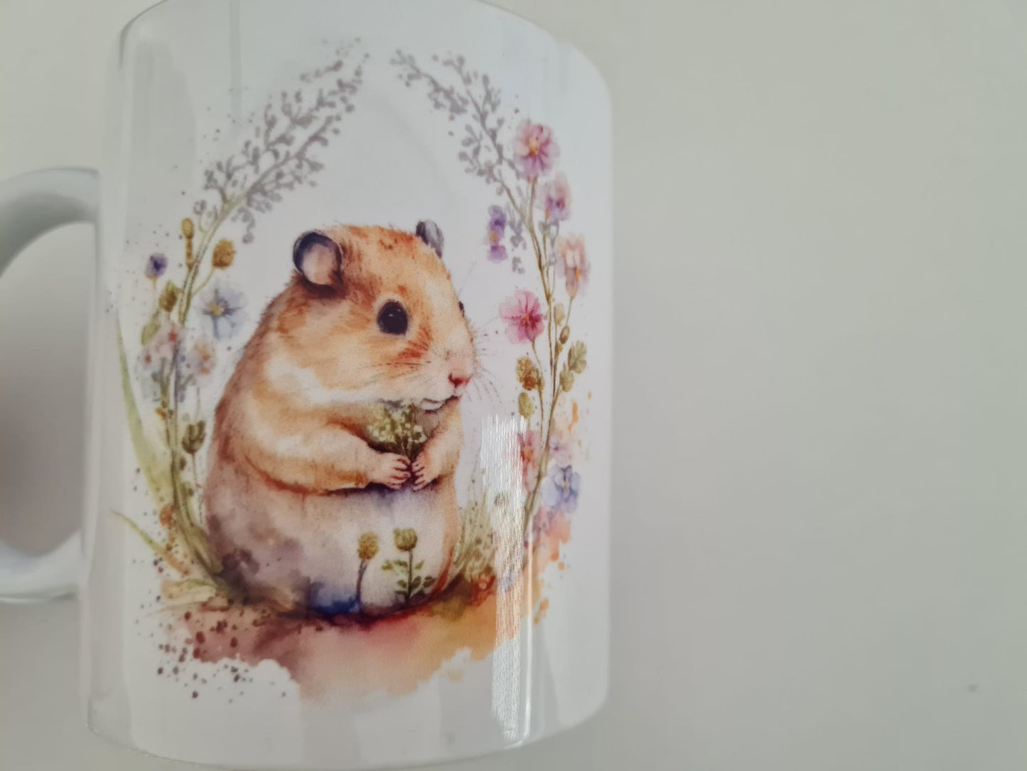Tasse mit Hamsterbild und / oder Spruch