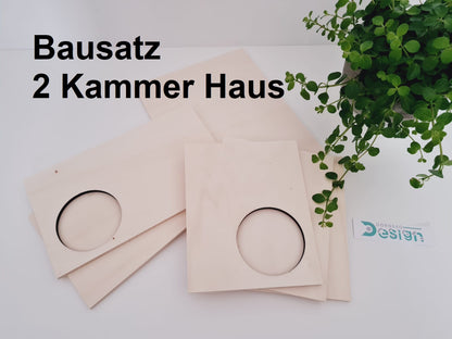 BAUSATZ 2-Kammernhaus für Kleinnager