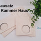 BAUSATZ 3-Kammernhaus für Kleinnager