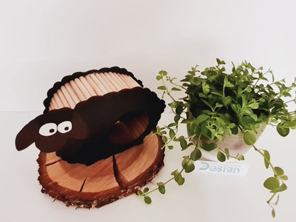 BAUSATZ Holzversteck  *Schaf* für Kleinnager