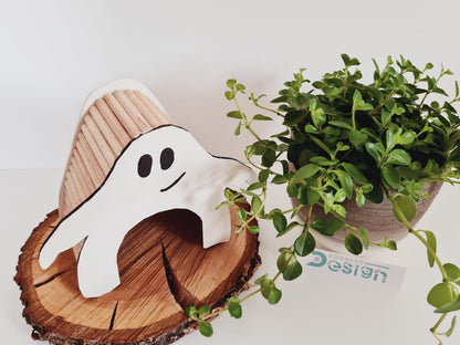 BAUSATZ Holzversteck  *Gespenst* für Kleinnager