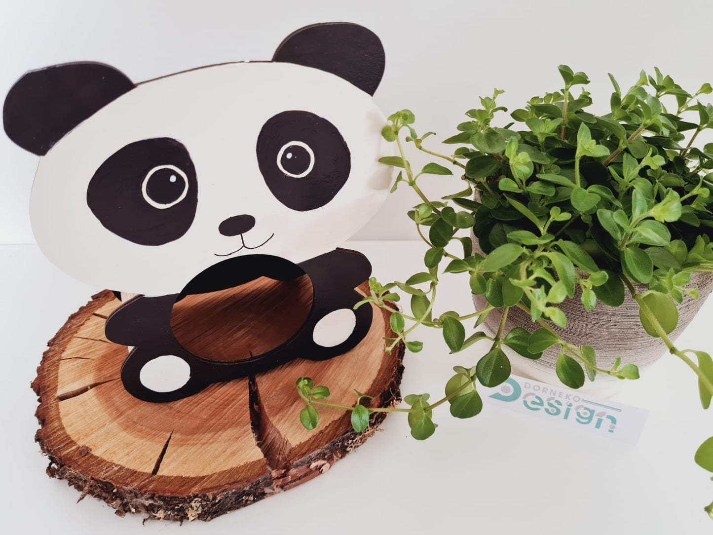 BAUSATZ Holzversteck  *Panda* für Kleinnager