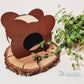 Holzversteck  *Hamsterkopf* für Kleinnager