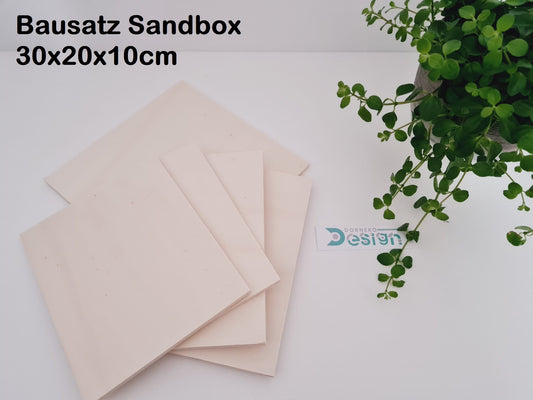 BAUSATZ Buddelbox 30x20x10cm *grader Rand* für Kleinnager