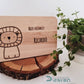 Löwe - Holzbrettchen mit personalisierter Gravur